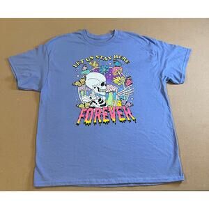 Forever Skeleton T-Shirt- Size XL